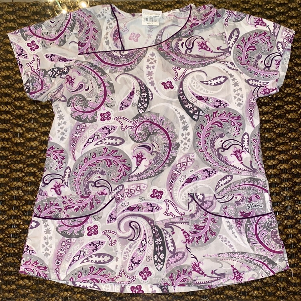 Decorative Scrub Top